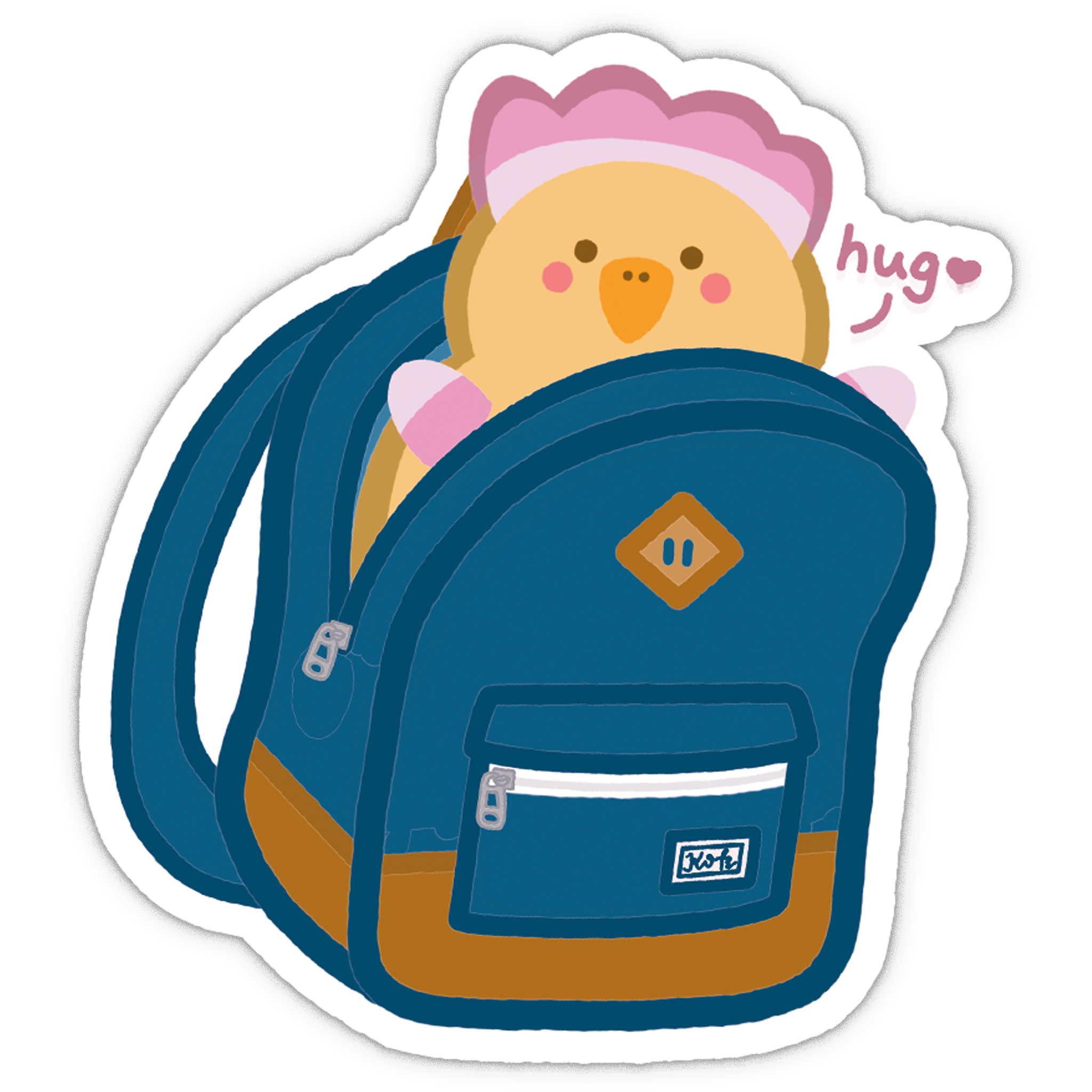 Kokkok Backpack Vinyl Sticker