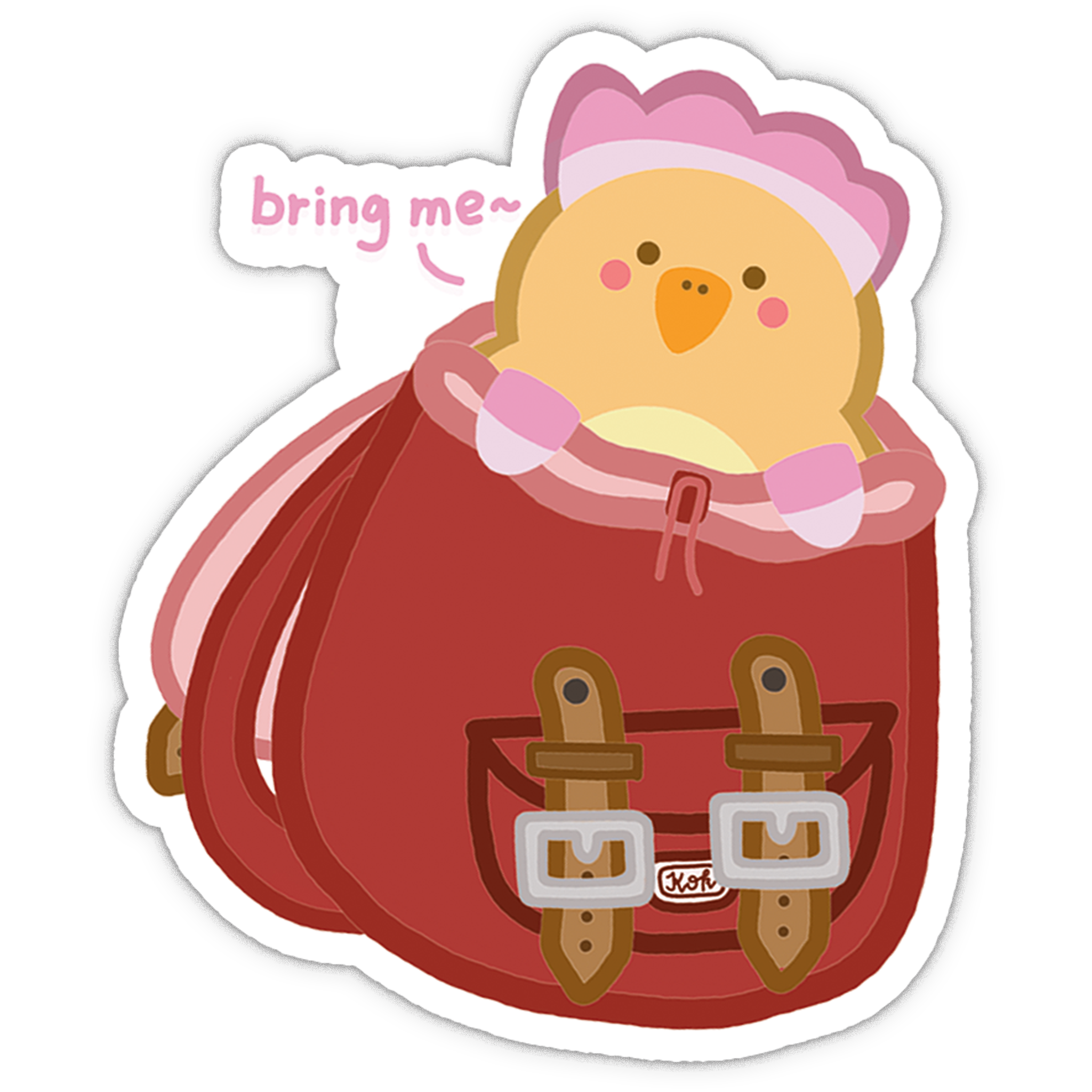 Kokkok Backpack Vinyl Sticker
