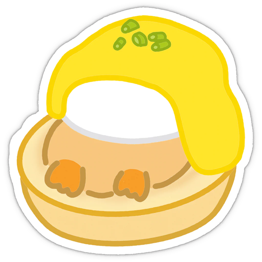 Breakfast Time Vinyl Sticker