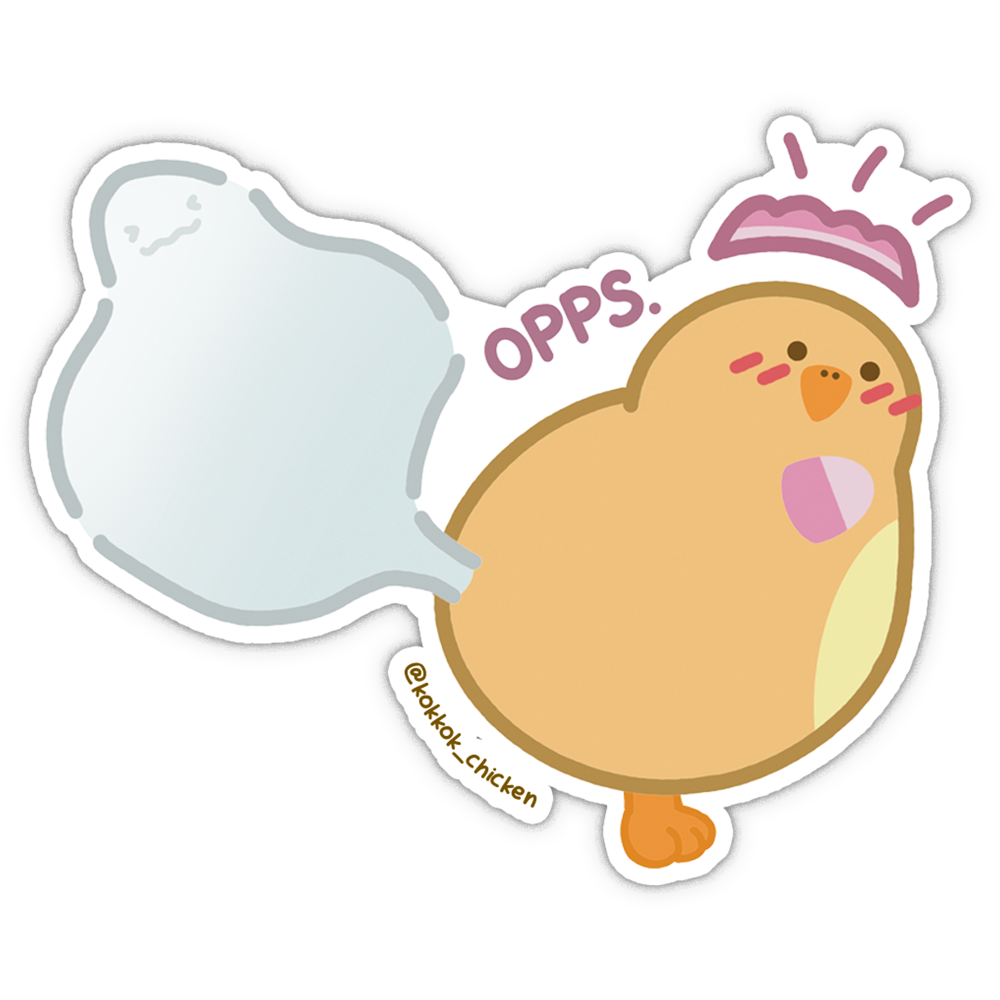 Fart Vinyl Sticker