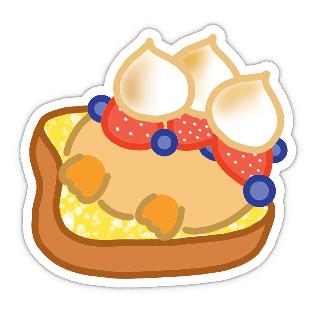 Breakfast Time Vinyl Sticker
