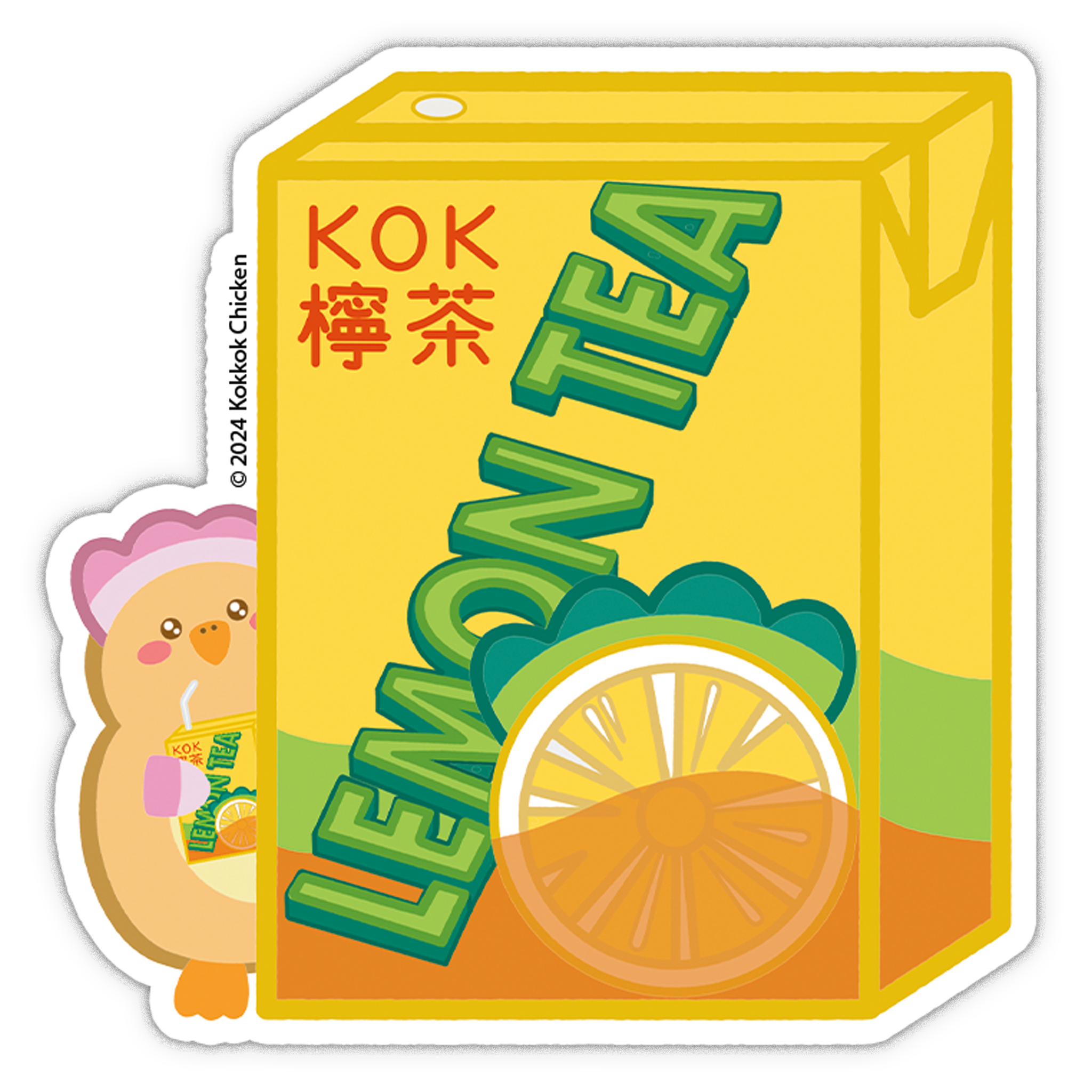 Classic Drinks Kokkok Vinyl Sticker