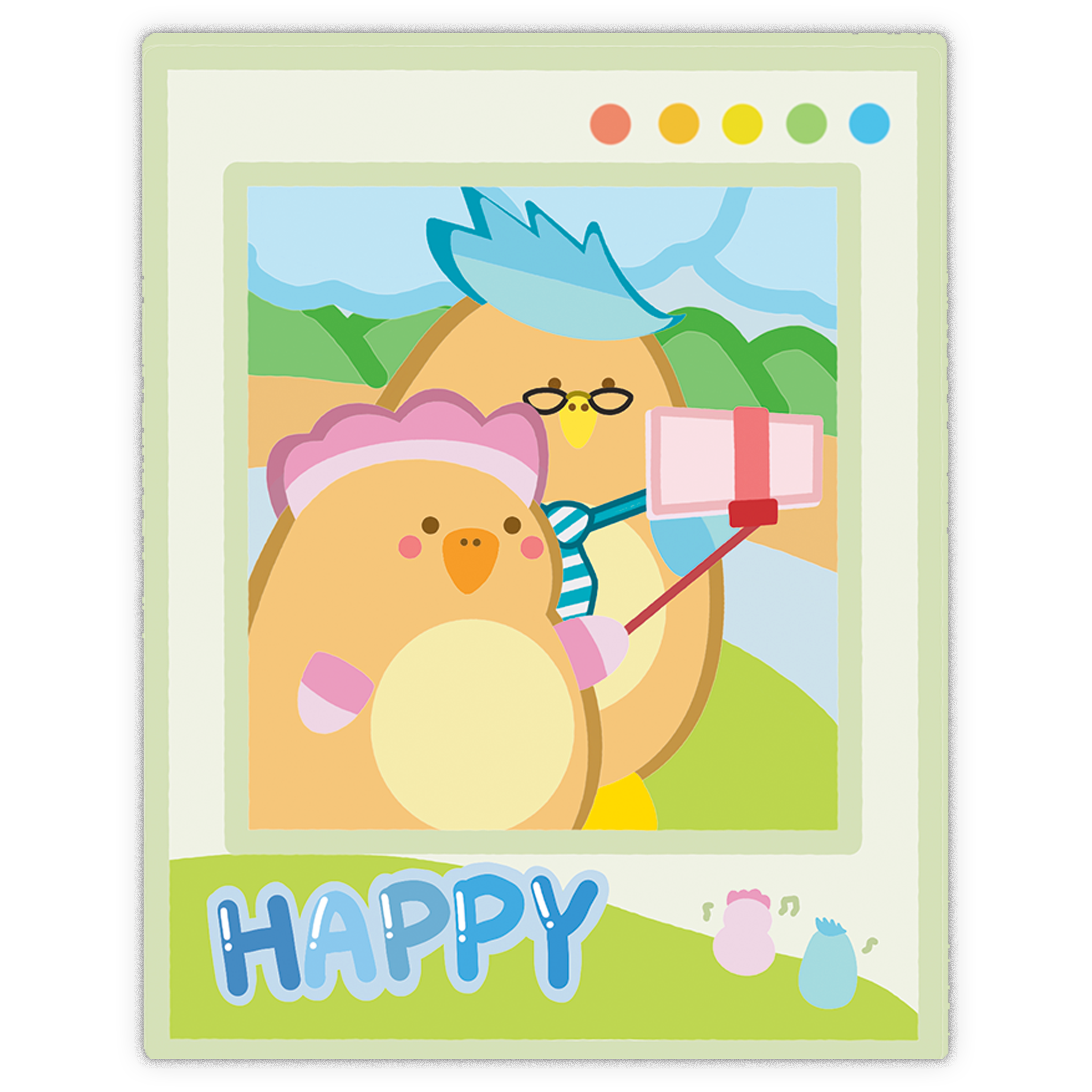 Polaroid Vinyl Sticker