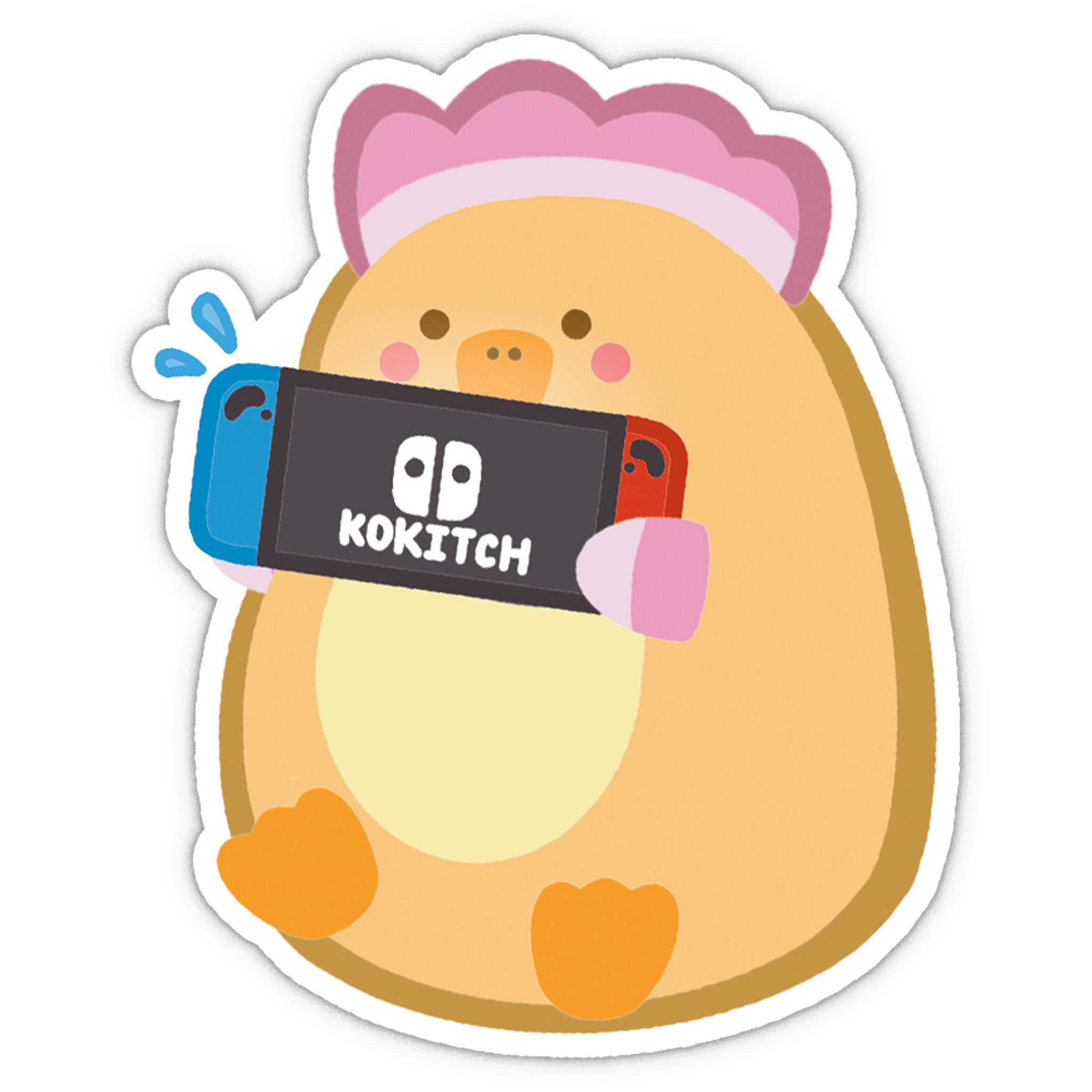 Gaming Kokkok Vinyl Sticker