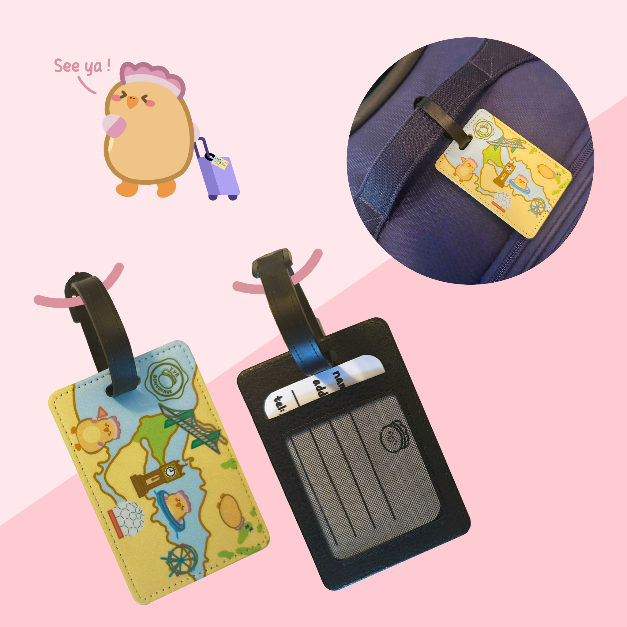 On the Way Luggage Tag