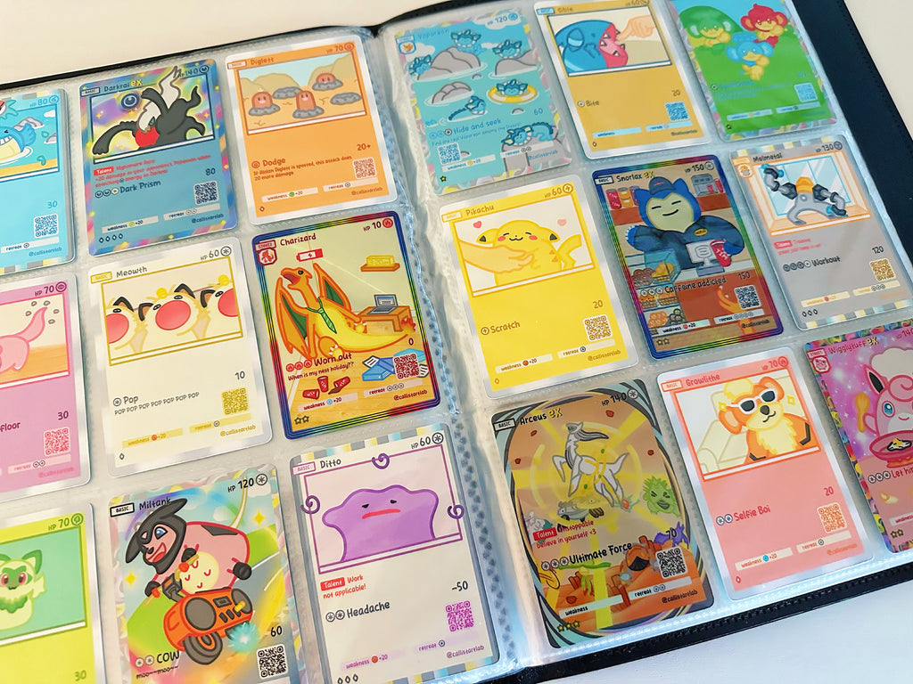 Poke Resort Card Pack – Fan art cards with animations – Callista Art Lab
