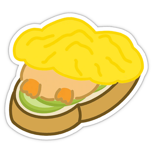 Breakfast Time Vinyl Sticker