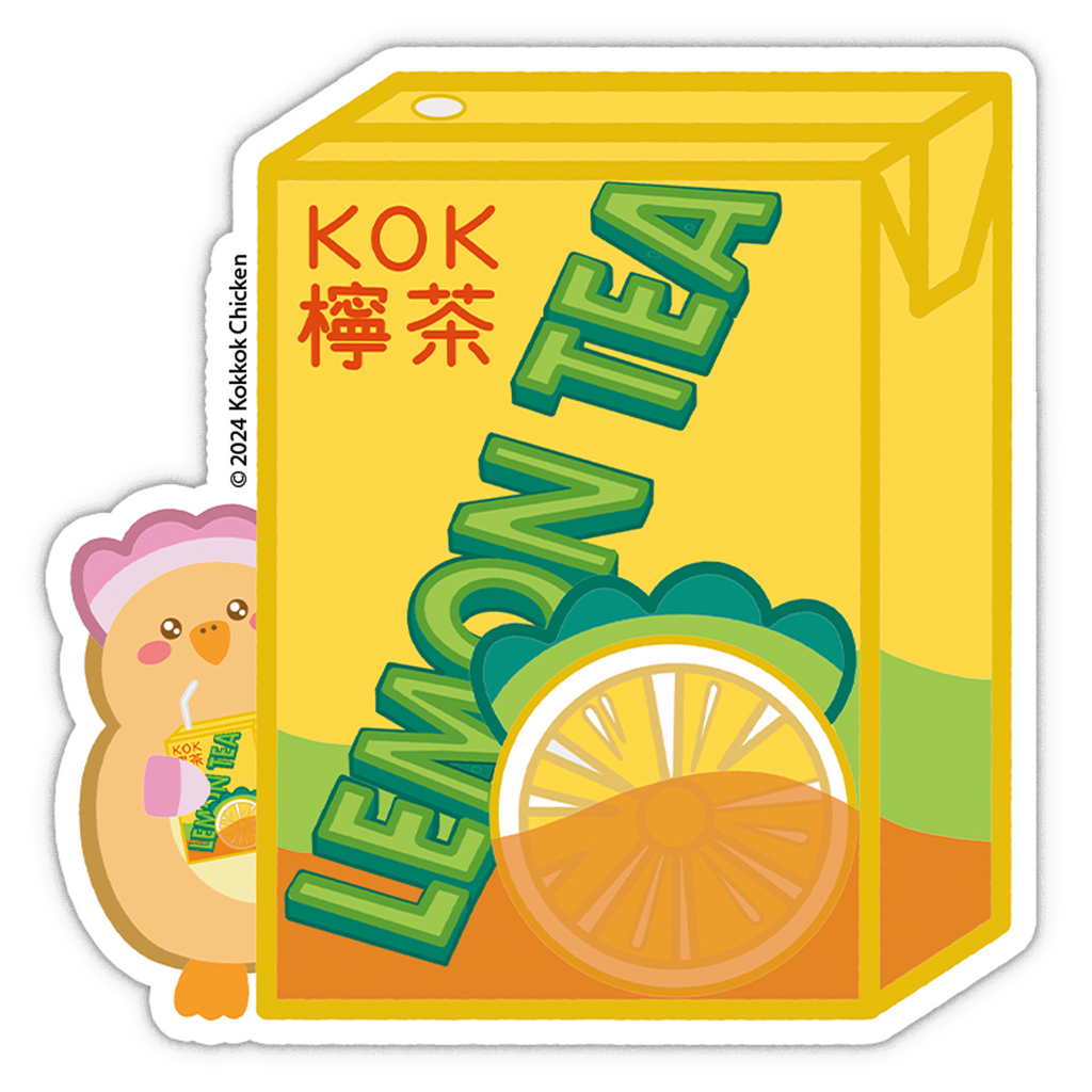 Classic Drinks Kokkok Vinyl Sticker