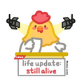 Life Update Vinyl Sticker