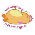 Not Pregnant... Vinyl Sticker