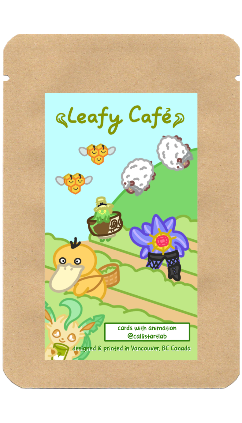 Leafy Café Card Pack