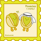 Pistachio Gold Vinyl Sticker