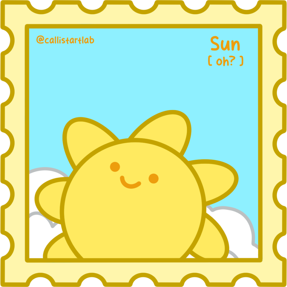 Sun Gold Vinyl Sticker