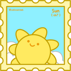 Sun Gold Vinyl Sticker